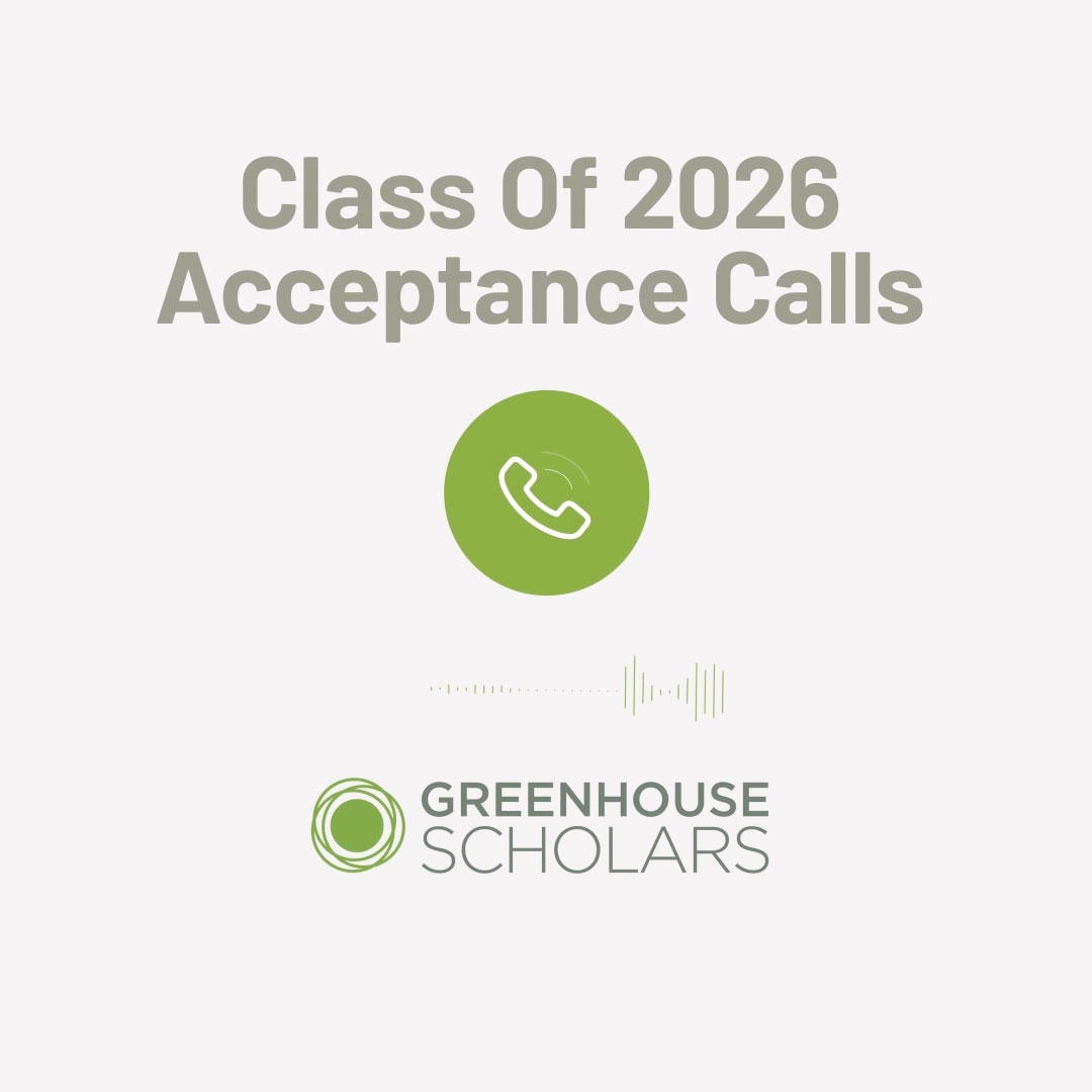 Class of 2026 - Greenhouse Scholars